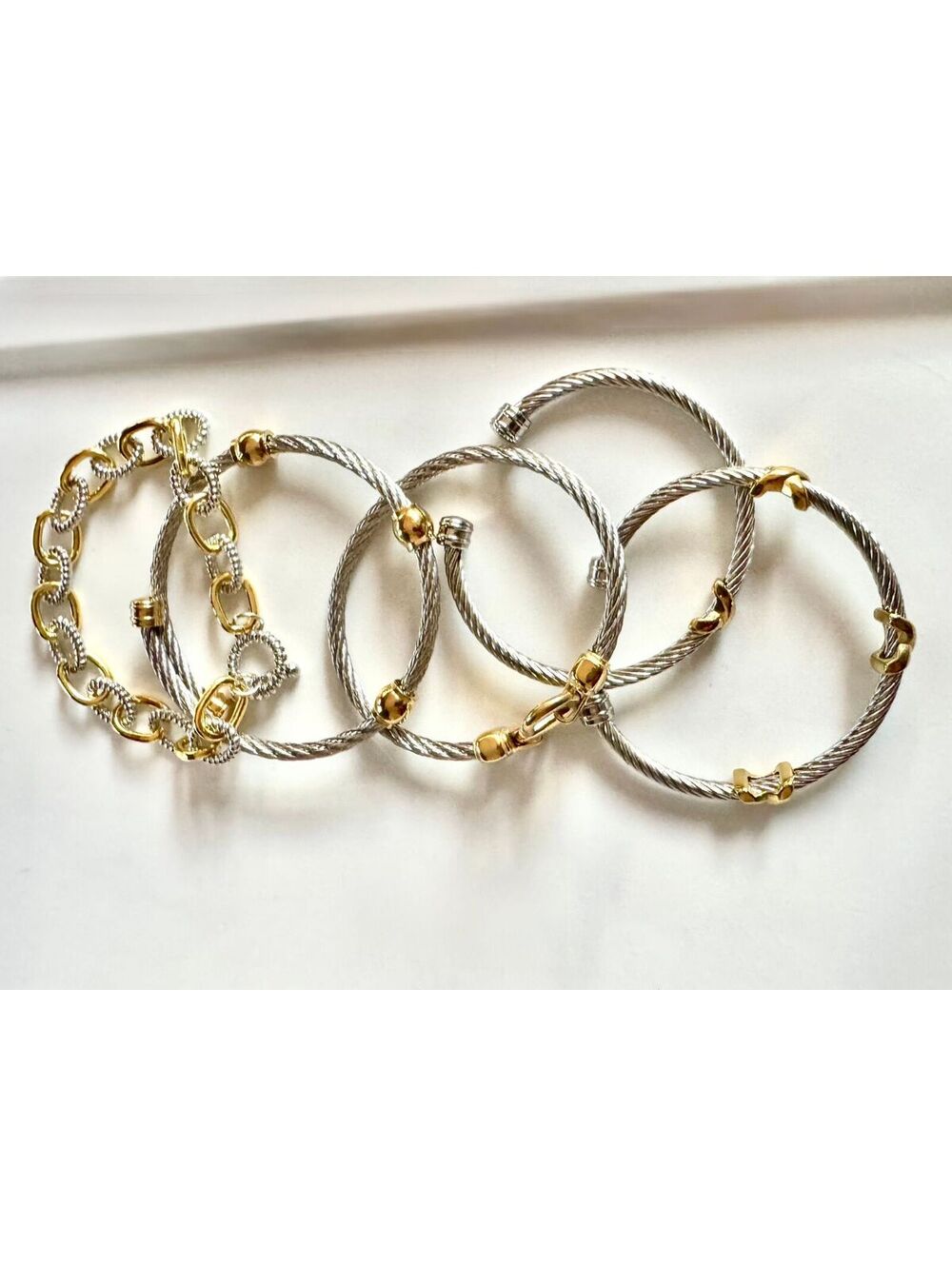 Cohesion Artesian Bangle Set
